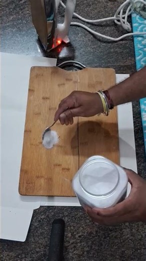 How to clean Iron box with salt cleaning tricks