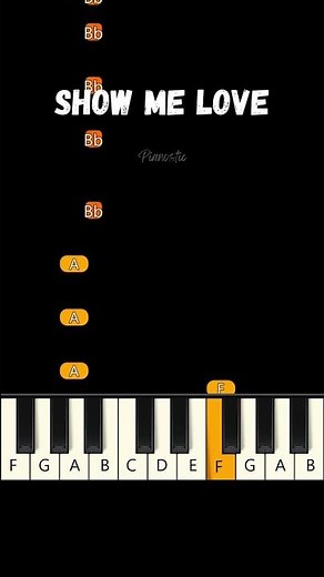 Show Me Love ❤️ Robin S. ❤️ EASY Beginner Piano Tutorial