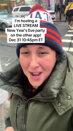 Going live for anyone who needs New Year’s Eve Eve plans!! Dec 31st 10:45 on the other place