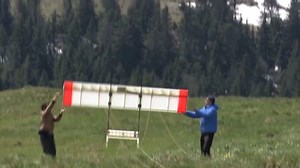 Mit Drachen im Wind Strom erzeugen