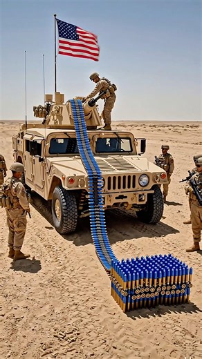 U.S. Humvee Heavy Ammo Loading ASMR 🇺🇸🚙🔵