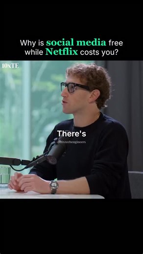 10x with Sameer 🚀 on Instagram: "Have you ever wondered why social media is free, but streaming services like Netflix require a subscription? It’s all about the high-stakes tradeoff between ad-supported access for billions and premium paid content for fewer users. Social media platforms leverage an immense pool of advertisers to serve highly targeted ads, making free usage possible while still generating massive revenue. Ads aren’t just interruptions — when done right, they add value by showing