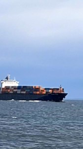 Containership Spartel Trader, St.lawrence river upbound Destination Montreal, Canada | Mar CT Sea Coast