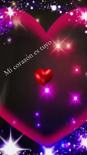 Heart Shaped Artwork with Sparkling Stars