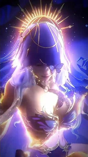 She Just Became a GODDESS! 👑🔥 AI Donghua Animation #shorts