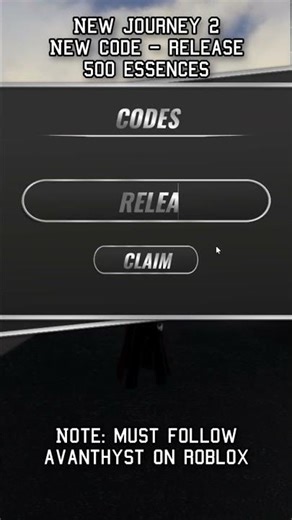 NEW CODE – RELEASE – IN NEW JOURNEY 2 | discord.gg/newjourney #gaming #newgameinroblox #games #NJ2