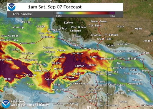 Vertically Integrated Smoke Forecast | US National Weather Service Pocatello Idaho