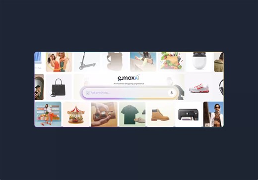 AI Shopping Assistant UI Animation