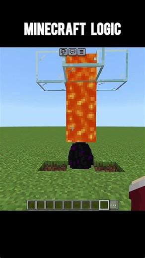 Minecraft Logic 🤯💀 (World's Smallest Violin) #minecraft #shorts