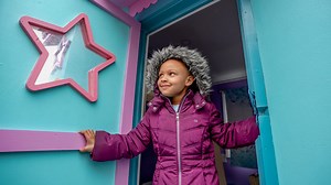 Children dealing with daunting illnesses get playhouses through Bryant University program