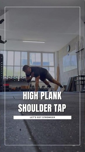High Plank Shoulder Tap