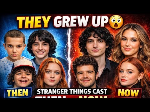 Stranger Things Cast Glow Up 2017–2026 🔥 Shocking Transformation! #thenandnow #strangerthings