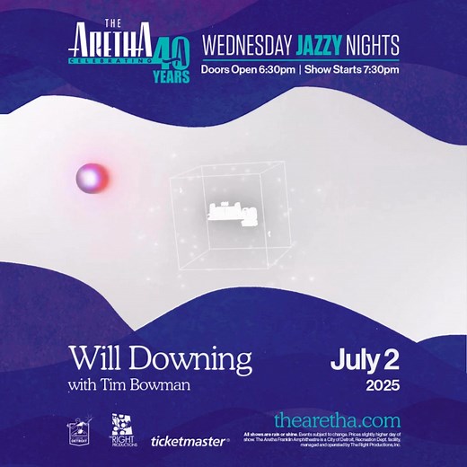 The Prince of Sophisticated Soul is coming to The Aretha. Smooth never sounded so strong. Get your tickets now! 🎟️ | Aretha Franklin Amphitheatre