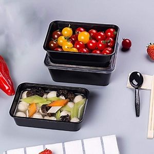 [Hot Item] Plastic Container Meal Prep Containers, Bento Boxes Disposable Plastic Bento Insulated Lunch Box Containers with Lid
