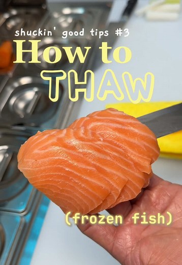 How to Properly Thaw Frozen Sashimi Grade Fish