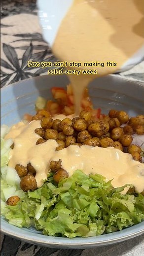 The Best Chickpea Salad You’ll Ever Try 🥗 | #chickpeasalad #salad #healthyfood