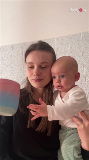 Curious Baby's Coffee Break Negotiation: A Heartwarming Moment || WooGlobe