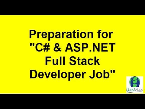 Preparation for C#, ASP.net Full Stack Job | C# Interview Questions | ASP.NET Interview Questions
