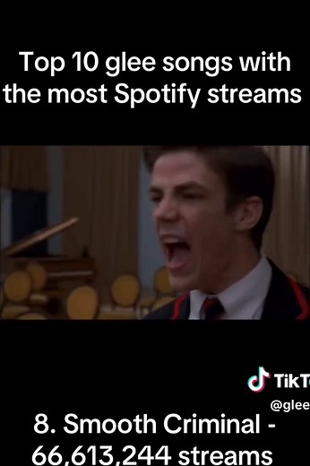 Top Glee Songs Ranked by Spotify Streams