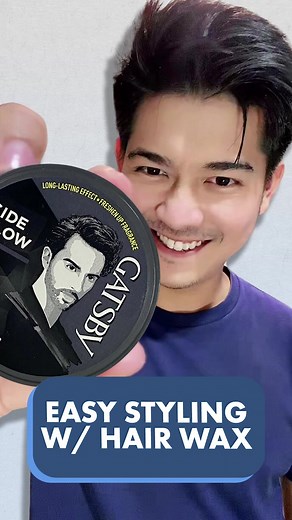 Quick Volume Hairstyle with Gatsby Styling Wax