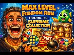 MAX LEVEL Fishdom Run with tips & Supreme Collection