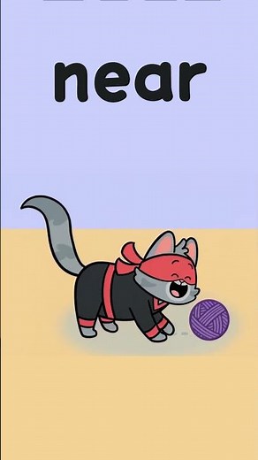 Kindergarten Sight Words: near (Kitten Ninja By Epic Book Series)