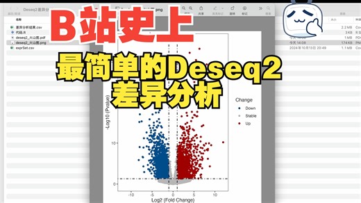 Deseq2差异分析