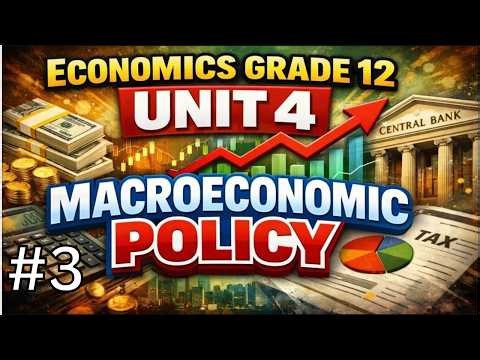 GRADE 12 ECONOMICS UNIT 4 MACROECONOMIC POLICY INSTRUMENTS - PART 3
