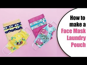 How to Make a Mesh Laundry Bag for Face Masks - Beginner Sewing Friendly