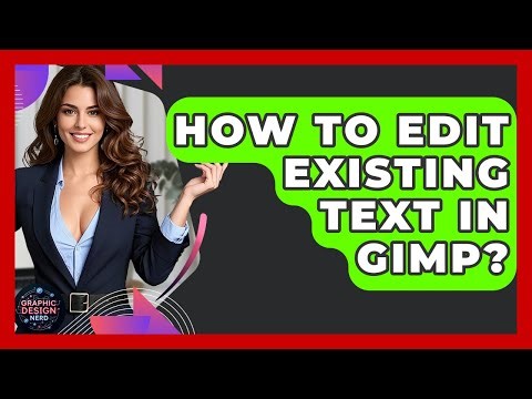 How To Edit Existing Text In GIMP? - Graphic Design Nerd