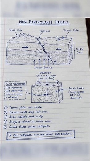 How Do Earthquakes Happen? 🌍 | Focus, Epicentre, Seismic Waves Explained | Geography