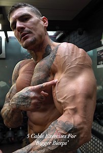 348K views · 8.8K reactions | Improve your ‘Bicep Gains’ with these 5 cable exercises Spider Curls Crucifix Curls Incline Bench Curls Lying Curls Overhead Curls (These are some of my favourite cable exercises for building those biceps. I would choose 3-4 or these exercises & pair them with another muscle group. Really focusing on mind to muscle connection) #biceps #gymtips | Ross Dickerson | Facebook