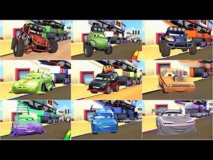 Cars: Fast as Lightning - All Bosses Race Compilation
