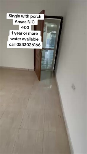 Single Room for Rent with Porch in Anyaa