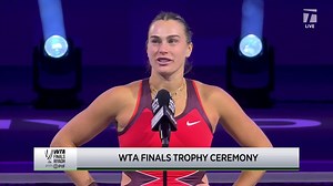 WTA Player of the Year, No. 1: Aryna Sabalenka