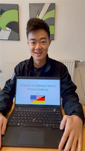 English vs German Name Pronunciations Part 1 #languagelearning