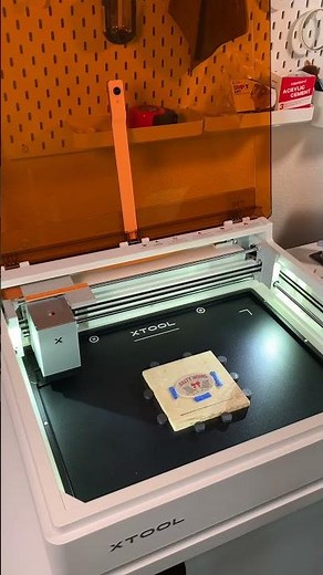 Watch the xTool M2 print a patch design in less than a minute... What would you make? #xtoolm2