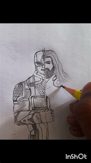 my new video in droying captain america and thor