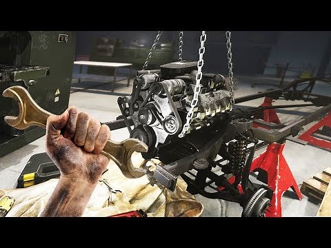 Got Hired To Be A Truck Mechanic, Fixed Trucks With Junkyard Scrap - Truck Building Simulator