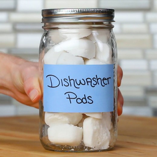 DIY Dishwasher Detergent Pods