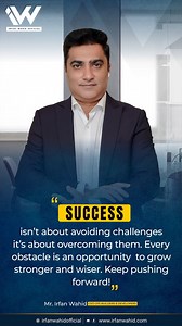4.7K views · 108 reactions | Success comes from overcoming challenges, not avoiding them. Embrace every obstacle as an opportunity to grow stronger and wiser. Keep moving forward! #Motivation #KeepGoing #OvercomeChallenges | Irfan Wahid | Facebook