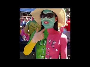 Kog NUDE (Yes evertthing swinging Totally NAKED) American March Against "Divisiveness" Talking Too (12:00 to 28:00) - YTboob