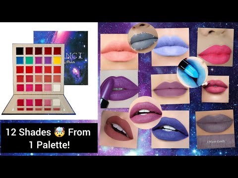12 Lipstick Shades Ek Hi Palette Se 😱 | Mega Mixing Experiment 💄✨