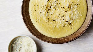 Instant Pot Polenta Cacio e Pepe