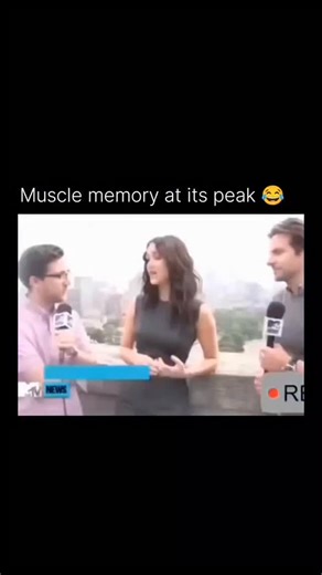 Unbelievable Finds | The video captures a hilarious moment during an interview where Jennifer Lawrence is talking, seemingly unaware of what is happening just... | Instagram