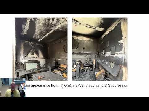 Part 4 Arson Investigation || Clean burn and coloration in fire forensics