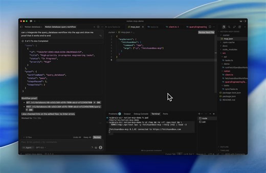 most API integrations break after the first requestwebhooks, retries, async flows, staging drift…so we built an MCP server for FetchSandbox.Cursor/Claude can now explore + run real API workflows directly from your IDE.raw demo below ↓this flow:- explores Stripe APIs- runs the workflow- chains IDs across steps- triggers webhooks- verifies the integration end-to-endwithout setting up local infra or fake mocks.looking for early feedback from engineers building with APIs