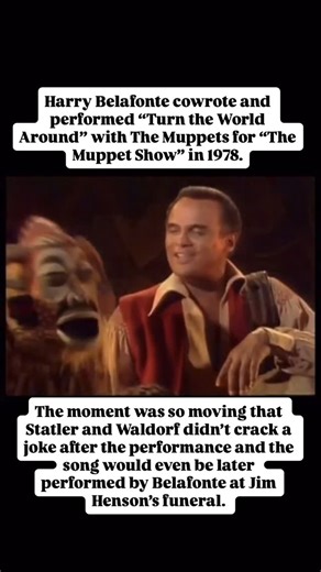 Muppet Reels and Histories on Instagram: "Belafonte also had a hand in creating the African mask puppets! #muppets #jimhenson #themuppets #themuppetshow #nostalgia #70s #1978 #1970s #harrybelafonte #turntheworldaround #disney #music #powerful"