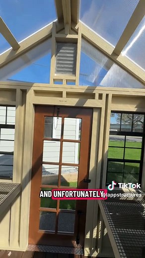 Custom Atrium Greenhouse Attached to Existing Shed