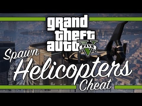 GTA V: Spawn A Helicopter With Cheat Code